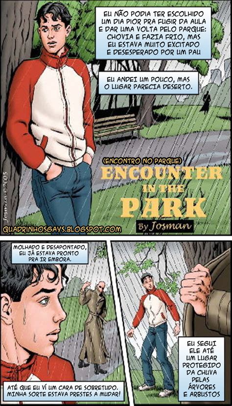 Gay In Wonderland Josman ~ Encounter In The Park
