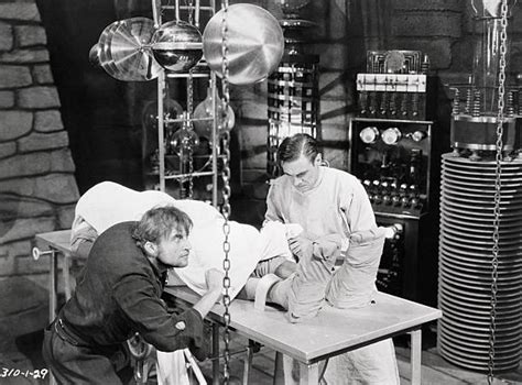 Lab Scene In Frankenstein Starring Coling Clive And Dwight Frye