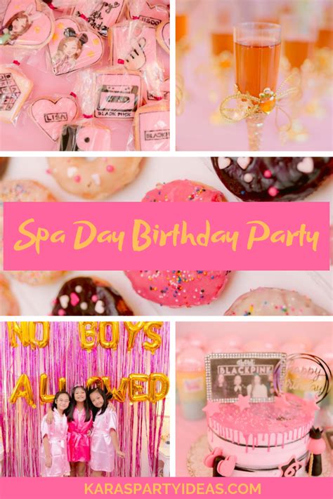 Kara S Party Ideas Spa Day Birthday Party Kara S Party Ideas