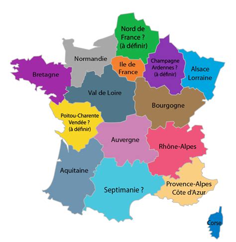 Carte De France Region Carte Des Regions Francaises Images 21924 The