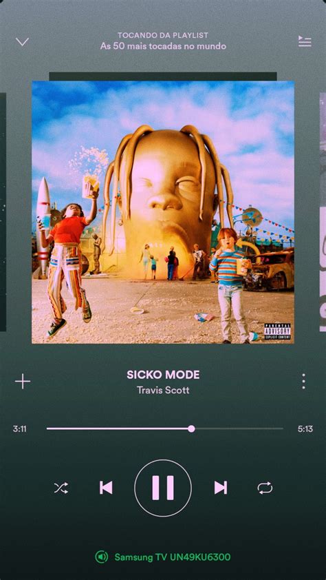 Sicko Mode Spotify Music Tumblr Music Aesthetic