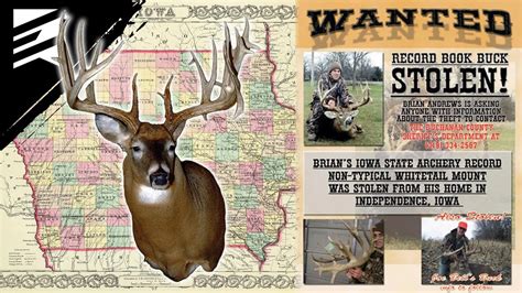 The Stolen Iowa State Record Buck The Brian Andrews Buck Youtube