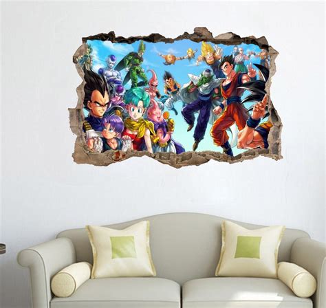 Tons of awesome dragon ball super 4k wallpapers to download for free. dragon ball Z crew wall decor sticker dragonball wall decal 75x50cm dragonball fans gift home ...