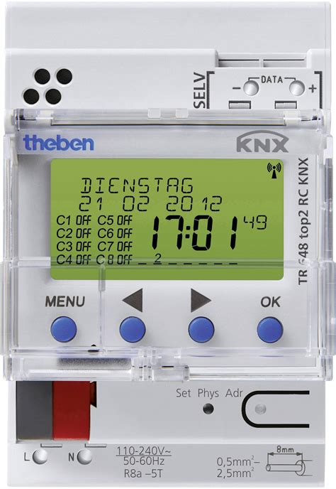 Minuterie KNX Theben TR 648 top2 RC KNX 6489212 1 pc(s) | Conrad.fr
