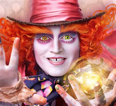 Alice Through The Looking Glass 2016 Mad Hatter Wallpaper Hd Free