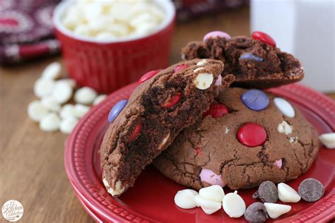 Triple Chocolate Fudge Cookies A Kitchen Addiction