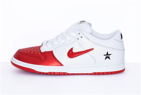Supreme has just released the official lookbook and product photos of this year's nike(nyse:nke +0.47 priced at $110 usd, the 2019 supreme x nike sb dunk low collection will be available. Supreme Nike SB Dunk Low CK3480-001 CK3480-600 CK3480-700 Release Date - SBD