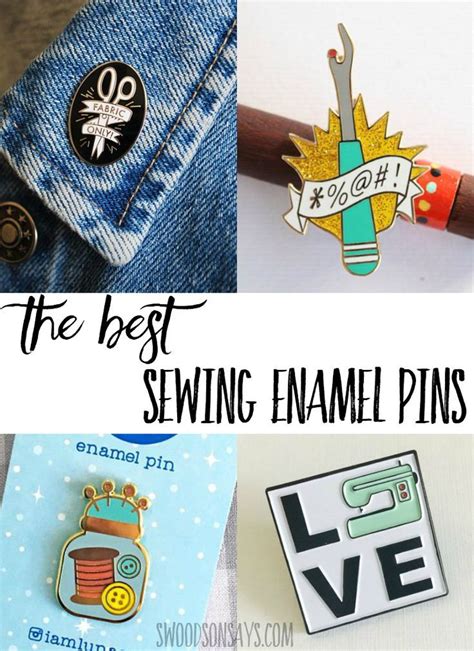 Check Out Super Cute Sewing And Quilting Enamel Pins These Quilt Lapel
