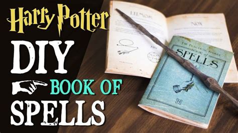 Diy Harry Potter Spellbook Pocket Book Of Spells Wizardry Workshop