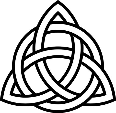 Celtic Knot Triquetra Trinity Symbol Celts Lucky Symbols Png Download