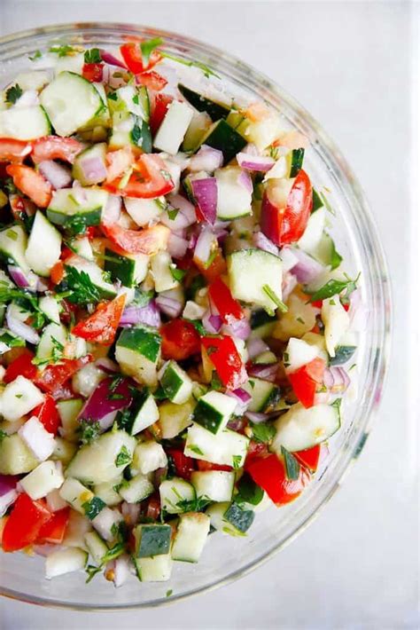 Israeli Salad Lexis Clean Kitchen