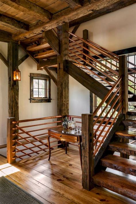 Graceful Rustic Stairway Design Ideas That You Will Love
