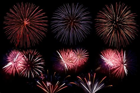 Colorful Fireworks Display Stock Photo By ©ajvdwolde 2379009