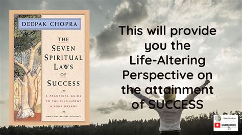 The Seven Spiritual Laws Of Success Summary Deepak Chopra Youtube
