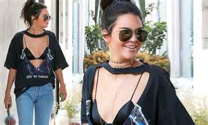Kendall Jenner Flashes Her Bra While Grabbing A Juice In Beverly Hills