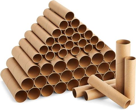 Amazon Com 50 Brown Empty Paper Towel Rolls 2 Size Cardboard Tubes