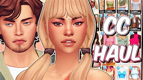 Maxis Match Cc Haul 🌿 Male And Female Clothes Skin Details And More