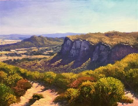 Artist Christopher Vidal Landscape Original Art Mountains