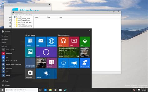 Скриншоты Windows 10 Enterprise Tp Build 10056 Msportal