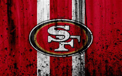Download Wallpapers 4k San Francisco 49ers Grunge Nfl American