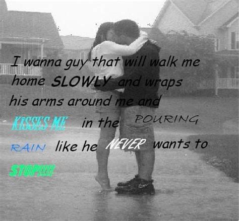 It was raining that night, when we kissed for the first time. Image result for kissing in the rain quotes | Rain quotes ...