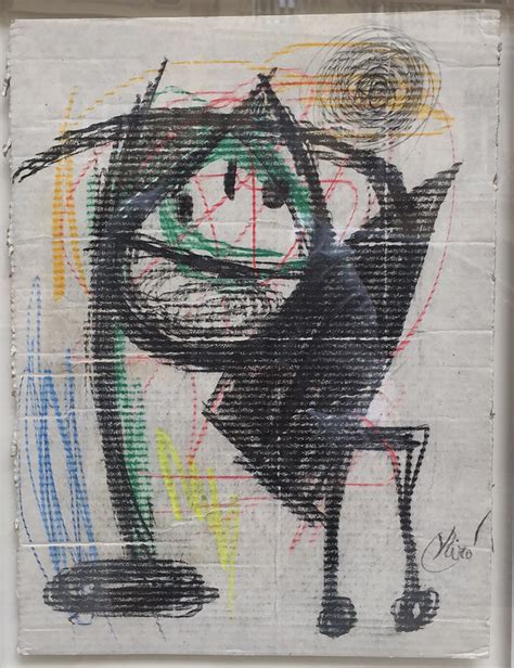 Art Madrid24 Joan Miró Personnage 1977
