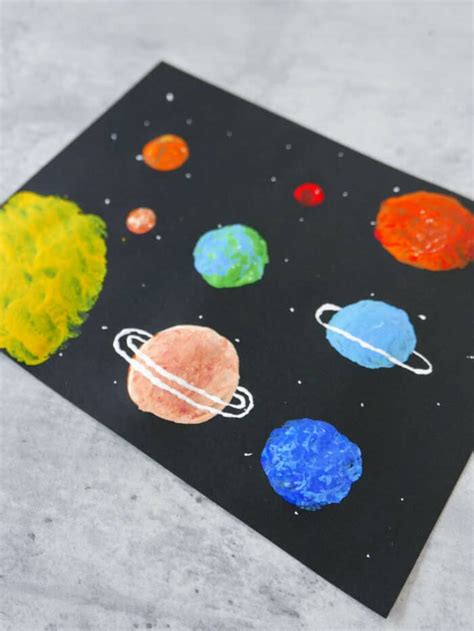 Easy Solar System Craft For Kids Made With Happy