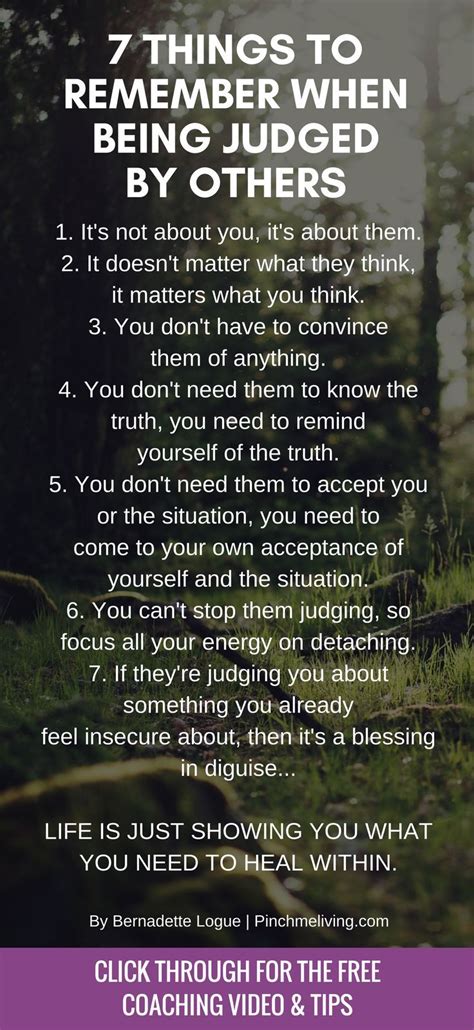 Being Judged By Others Heres How To Deal With It Life Quotes