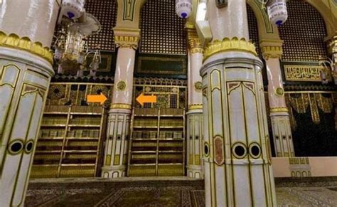 Subhanallah Inilah Makna 6 Tiang Di Dalam Raudhah Masjid Nabawi Tempat
