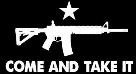 Come And Take It Flag Bumper Sticker Vinyl Car Window Decal Etsy
