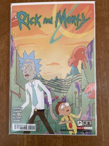 Rick And Morty Comic Book Issue 2 Oni Press 2015 First Print Very Good