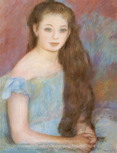 Renoir Pierre Auguste Young Girl Painting Reproductions Save 50 75