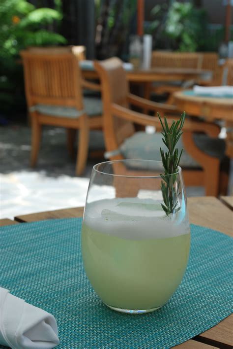 Our Pins And Needles Cocktail Made With Tanqueray “10” Gin Rosemary