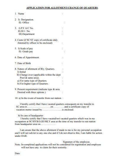 Allotment Letter Its Format And How To Write It