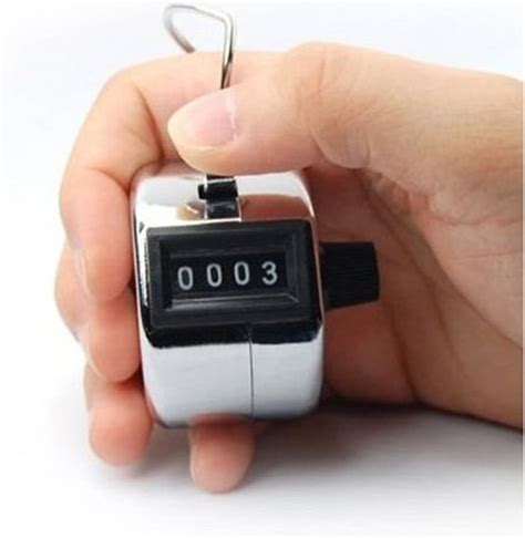 Horsky Manual Tally Counter Digit Number Lap Counter Stainless Steel