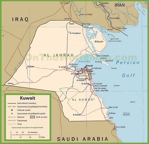 Political Map Of Kuwait Ezilon Maps Porn Sex Picture