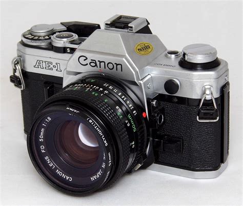 Vintage Canon Ae 1 35mm Slr Film Camera Made In Japan From April 1976 To 1984 Slr Film Camera