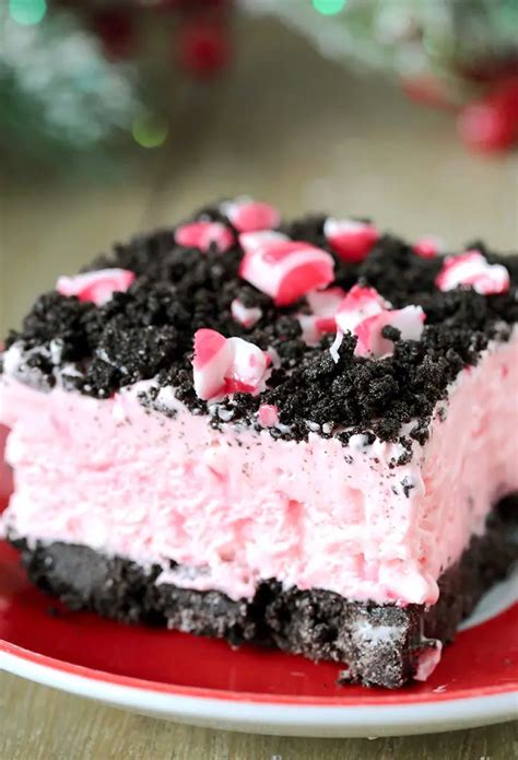 Easy Frozen Peppermint Dessert Quick And Easy Holiday Treat Recipe