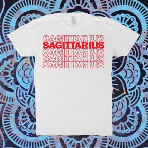 Sagittarius T Shirt Astrology Sign Shirt Birthday Gift Etsy