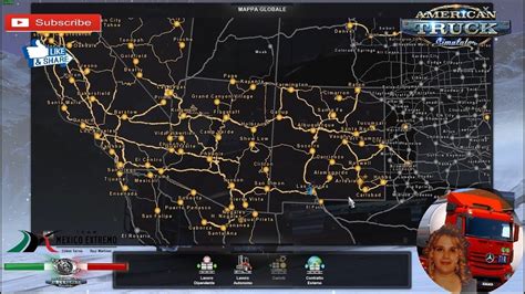 Easy And Stable Map Combo American Truck Simulator Complex Map Hot