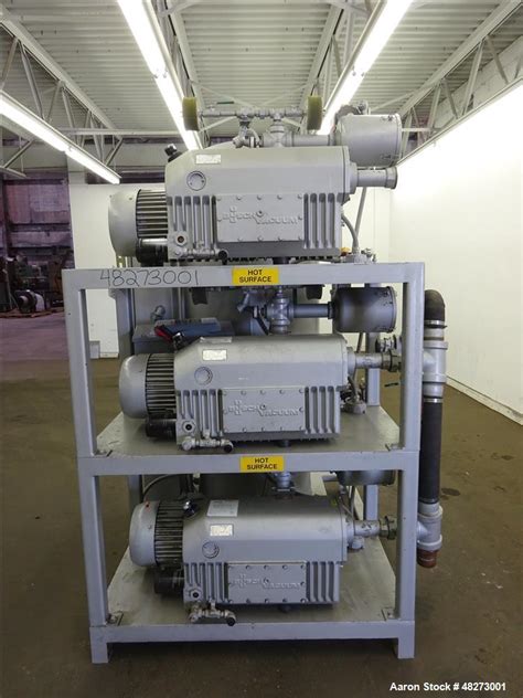 However, with the proper installation, they do better cleaning than other. Used- Busch Triplex Central Vacuum System, 351 To
