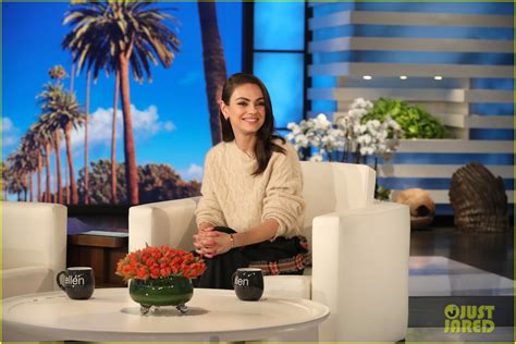 mila kunis nerds out over colton underwood and cassie randolph as ellen guest host watch
