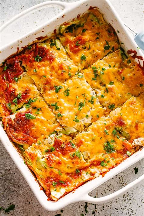 There are oodles of ways to to turn this healthy veggie into a meal. Cheesy Zucchini Casserole (Low Carb & Keto-Friendly ...