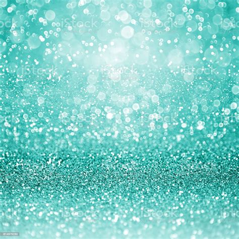 Teal Turquoise Aqua Glitter Confetti Birthday Christmas Party Ba Stock