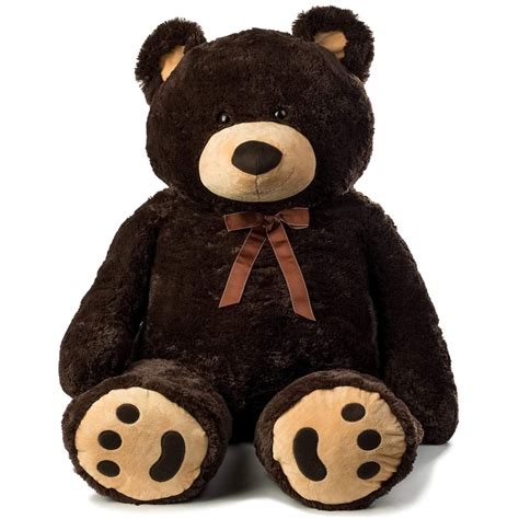 JOON Jumbo Teddy Bear, 5 Feet Tall, Dark Brown - Walmart.com - Walmart.com