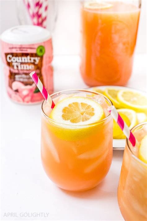 Orange Lemonade Twist Drink Recipe April Golightly Orange Punch