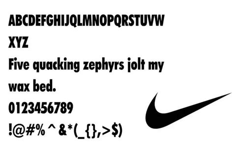 Just Do It Nike Font Free Download Fonty Fonts
