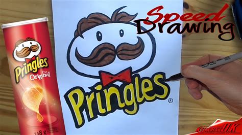 How To Draw The Pringles Logo Speed Drawing Youtube