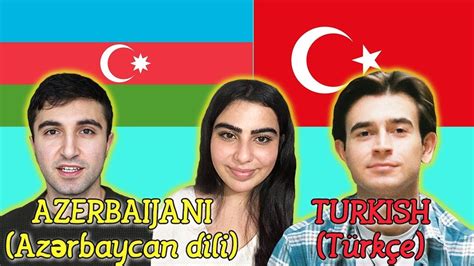 Turkish Vs Azerbaijani Language Challenge YouTube