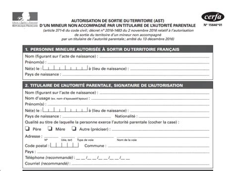 Papiers Pour Voyager Autorisation De Sortie De Territoire Blog